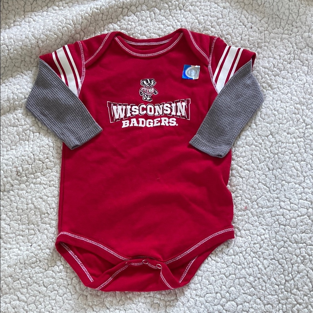 Wisconsin Badgers Baby Onesie